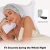 100% Mulberry Silk Bonnet for Sleeping Women Men, Real Silk Lined Sleep Cap with Adjustable Strap, Hair Wrap Slouchy Beanie for Curly Hair view 2