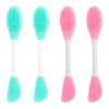 2 in 1 Facial Cleansing Brush & Face Mask Brushs, 4 Pcs Detachable Face Cleansing Brush, Silicone-Face Scrubber for Makeup Skincare Removal view 1