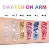 Gold Body Glitter Stick, Halloween Face Glitter Makeup,Holographic Hair Glitters Mermaid Makeup Rave Outfits for Women, Shimmer Face Paint Stick for Christmas (Gold) view 4