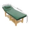 Wood Stationary Massage Table,Professional Massage Bed for Treatment Table Physical Therapy Salon Spa Facial Bed,Adjustable Backrest,Heavy-Duty 822 LBS Load,31.5'' W  75'' L(Green) view 3