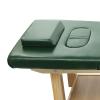 Wood Stationary Massage Table,Professional Massage Bed for Treatment Table Physical Therapy Salon Spa Facial Bed,Adjustable Backrest,Heavy-Duty 822 LBS Load,31.5'' W  75'' L(Green) view 4