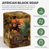 100% Raw Unrefined African Black Soap  Handmade with Natural Oils  Hydrates, Balances Oily Skin & Reduces Dark Spots  100g view 2