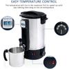 8L Stainless Steel Paraffin Wax Heater with Temperature Controller, Fast Pouring Design, Easy to Clean, Non-Clogging Electric Candle Melter for Spa & DIY Waxing view 4