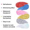 Blue Body Glitter Stick, Halloween Face Glitter Makeup,Holographic Hair Glitters Mermaid Makeup Rave Outfits for Women, Shimmer Face Paint Stick for Christmas (Blue) view 3