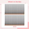 200 Pcs Disposable Eyebrow Brushes With Angled Tip, Slant Design, Soft Synthetic Fibers, Plastic Handles For Eyebrow Tinting, Eye Makeup, And Cosmetics view 4