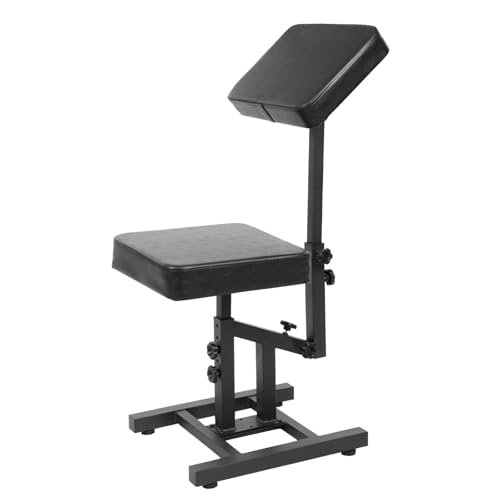Adjustable Salon Chair - Versatile Rolling Hair & Tattoo Chair, Height Adjustable, All-Purpose Styling Equipment for Beauty Professionals & Spas
