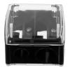 FAVOMOTO Double Hole Pencil Sharpener, Eyebrow Lip Liner Eyeliner Mini Cosmetic Sharpener for Makeup Pencils Portable for Daily Use view 1
