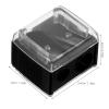 FAVOMOTO Double Hole Pencil Sharpener, Eyebrow Lip Liner Eyeliner Mini Cosmetic Sharpener for Makeup Pencils Portable for Daily Use view 2
