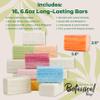 Australian Botanical Soap 16-Bar Set, Goats Milk & Soya Bean 8-Pack + Variety 8-Pack,| 6.6 OZ Triple-Milled Soap Bars with Organic Shea Butter & Sustainable Plant Oils view 4