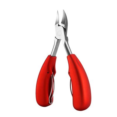 1pc Toe Nail Clippers Nail Correction Thick Nails Ingrown Toenails Nippers Cutters Dead Skin Dirt Remover Pedicure Care Tool(White-Dinosaur Doodle4)