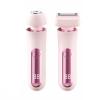 cdpdmai Womens Shaver Dual-Head Trimmer,2 in 1 Wet & Dry Electric Trimmer,Lady Shaver,2-in-1 USB Rechargeable Hair Remover, for Women,Bikini, Pubic Hair, Legs, Body(Color:Pink) view 1