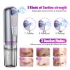 Blackhead Remover Suction Pore Vacuum Hydro Facials Hydrating Pore Cleaner Machine Pimple Extractor with USB Charging Cable Beauty Device view 2
