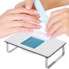 HCAUYNN Composite Nail Art Table Built-in Nail Dust Collector,Automatic Nail Art Nails Dust Vacuum Tool for Home, Reusable Filter Element Blue view 1