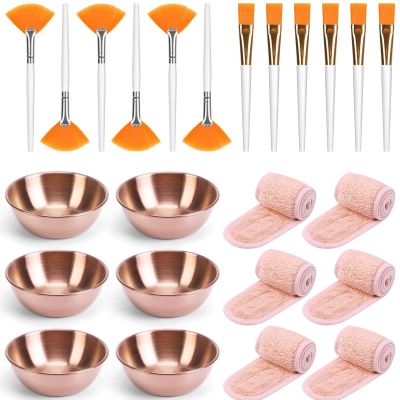 24PCS Portable Facial Care Kits Plastics Texture Multi-Use Beauty Tools for Home Travel Skincare & Spa Multifunctional Skinc