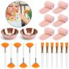 24PCS Portable Facial Care Kits Plastics Texture Multi-Use Beauty Tools for Home Travel Skincare & Spa Multifunctional Skinc view 3
