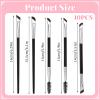 10 PCS Eyebrow Brush Angled Eyeliner Brush Fine Thin Eyeliner Brushes Angled Ultra Thin Precision Flat Eyebrow Brushes for Woman for Professional Makeup Application Tool view 2