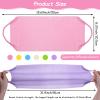 12 Pcs Exfoliating Back Scrubber for Shower with Handles Nylon Back Exfoliator Washers Stretchable Pull Strap Exfoliating Loofah Washcloth for Women Men Body Deep Cleaning Massages view 2