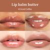 Butter Lip Balm Set, Contains Natural Ingredients, Long-Lasting Hydrating Non-Sticky Lip Gloss, For Instant Moisture Shine & Hydration Care And Soften Dry Lips (#3Iced Coffee) view 3