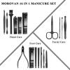 4/16 Manicure Set Pedicure Set Nail Clipper Tool With Travel Case Set Home Nail Clippers view 3