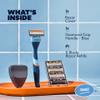 Dollar Shave Club | Travel Shave Set (Blue) | 6 Blade Travel Razor Kit view 2