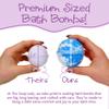 The Soap Lady Seasonal Bath Bombs - Berry Peppermint, Blackberry Lemon, Grapefruit Orange & Rose Lavender - 4 Pack view 3