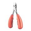 1pc Toe Nail Clippers Nail Correction Thick Nails Ingrown Toenails Nippers Cutters Dead Skin Dirt Remover Pedicure Care Tool(Rose Gold) view 1