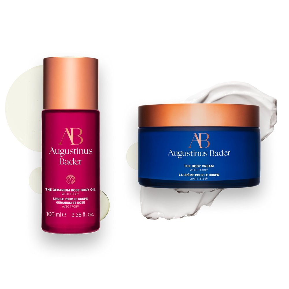 Augustinus Bader The Geranium Rose Body Oil & The Body Cream