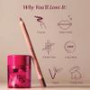 PERSONA Cosmetics Lip Liner | Creamy, Long-Wear Matte Pencil with Jojoba Oil | Hydrating & Easy to Apply | Shapes, Defines & Contours Lips | Vegan, Cruelty-Free, Paraben-Free | Made in USA, Americano view 4