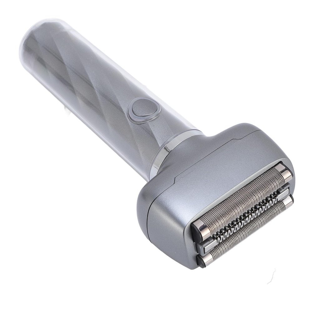 Aoaoy Efficient Quick Shave Electric Trimmer, Lightweight Design Rechargeable Travel Miniature Clipper, Alloy Build Beard Grooming Tool with 90 Min Charge, 60 Min Work Time (Gray)
