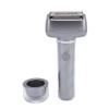 Aoaoy Efficient Quick Shave Electric Trimmer, Lightweight Design Rechargeable Travel Miniature Clipper, Alloy Build Beard Grooming Tool with 90 Min Charge, 60 Min Work Time (Gray) view 3