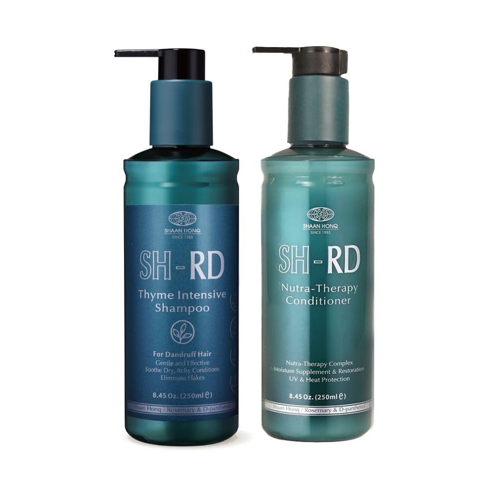 250ml Thyme Shampoo + 250ml Nutra-Therapy Conditioner for Dandruff & Oily Scalp