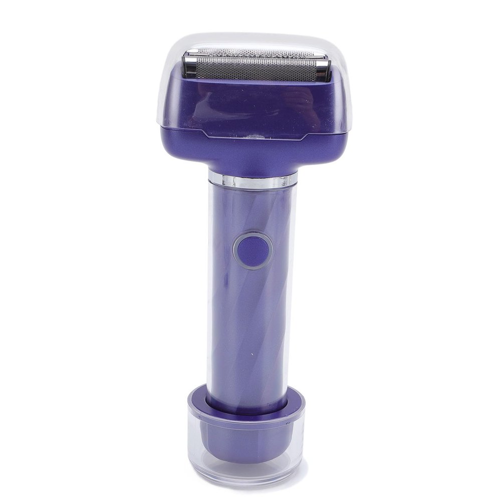 Aoaoy Efficient Quick Shave Electric Trimmer, Lightweight Design Rechargeable Travel Miniature Clipper, Alloy Build Beard Grooming Tool with 90 Min Charge, 60 Min Work Time (Blue)