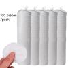 100sheets Round Cotton Pad for Face Makeup Removal Cleansing Face Makeup for Beauty Routine for Women Abrasive Touch view 3