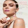 Frosted Shimmer Lipstick, Orange Gold Metallic Glitter Lip Gloss for Women view 3