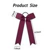 30 PCS College Style Cheer Bows Collegiate Long Tail Skinny Cheer Bow Elastic Hair Tie Bows for Teens Girls Softball Competition Sports Cheerleaders (maroon) view 2
