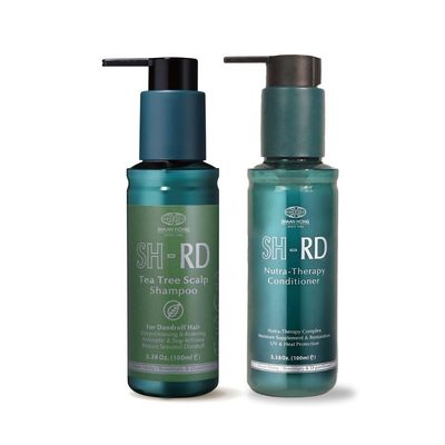 100ml Tea-Tree Shampoo + 100ml Nutra-Therapy Conditioner for Dandruff & Sensitive Scalp