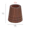 Linkidea 2 Pack Toothbrush & Razor Stand, Shaving Holder for Bathroom Counter, Compatible with Gillette Vector 3, Harry's 5 Blade (Brown) view 3