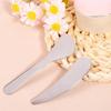 VICASKY Makeup Spatula and Skincare Spoon Set: Stainless Steel Cosmetic Spoon for Applying Creams - Reusable Metal Face Spatula for Masks Lotions 2Pcs view 3