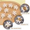 10pcs Small Mini Pearl Flower Claw Clips, Cute Flower Hair Clips for Thin Thick Hair, Fashion Hair Accessories for Party Wedding view 3