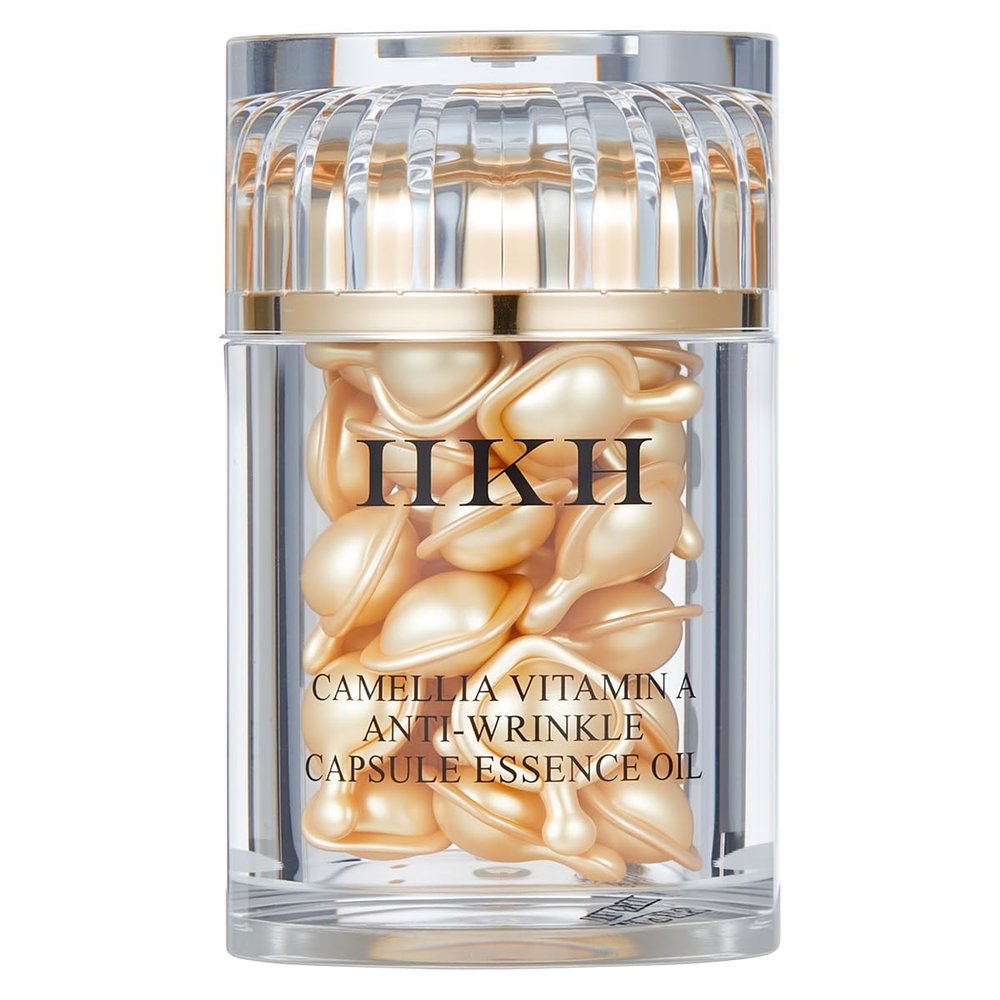 HKH Retinol + HPR Serum Capsules for Face - Anti-Aging Skincare Night Serum with Peptides - Smooths Fine Lines & Wrinkles - Firms & Tightens Skin - Gentle Formula & Non-Greasy - 28 Capsules