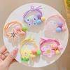 10 PCS Sweet Flower Hair Ties for Girls Elastic Ponytail Holders Cute Hair Rubber Bands Soft Hair Ties for Thin or Thick Long Hairs Hair Accessories for Girls Toddler view 3