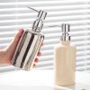 12.85 oz Refillable Hand Soap Dispenser - Plastic Pump Bottle for Bathroom, Kitchen, Dorms view 2