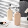 12.85 oz Refillable Hand Soap Dispenser - Plastic Pump Bottle for Bathroom, Kitchen, Dorms view 3