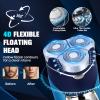 Electric Razor for Men,Mens Electric Shavers Rotary,LED Display 100% Waterproof Cordless Razor view 2