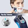 Electric Razor for Men,Mens Electric Shavers Rotary,LED Display 100% Waterproof Cordless Razor view 3