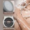 2-Speed Adjustment Smart Wall Mounted Exfoliating Brush Back Scrubber for Shower, 0-7cm Adjustable Height, 360 Automatic Rota-Tion, for Deep Cleansing, Back Massage view 2