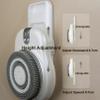 2-Speed Adjustment Smart Wall Mounted Exfoliating Brush Back Scrubber for Shower, 0-7cm Adjustable Height, 360 Automatic Rota-Tion, for Deep Cleansing, Back Massage view 4
