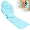 Full Body Bath Pillow for Bathtub - Extra Long 61 Bath Pillows for Tub, Ergonomic 4D Air Mesh Tub Pillow with Head, Neck & Lumbar Support, Bathtub Pillow Spa Cushion with Non-Slip Suction Cups view 1