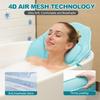 Full Body Bath Pillow for Bathtub - Extra Long 61 Bath Pillows for Tub, Ergonomic 4D Air Mesh Tub Pillow with Head, Neck & Lumbar Support, Bathtub Pillow Spa Cushion with Non-Slip Suction Cups view 4