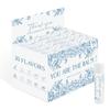 50 Pack Moisturizing Lip Balms in Bulk Blue Flower Wedding Gifts Reception Ideas Party Favors Thank You For Celebrating With Us Baby Shower Birthday Gift You Are The Balm Beeswax Something Blue view 1